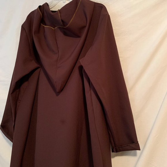 Rubie's Costumes Long Brown Hooded Cape Cloak Adult OS - Picture 11 of 12